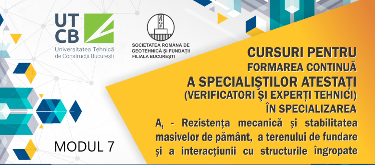 Curs de formare continua verificatori/experti Af Proiectare geotehnica - Modul 7 - Fundarea pe pamanturi dificile